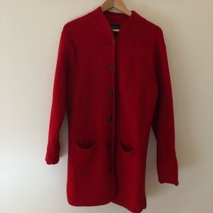 Vintage Wool Sweater Coat